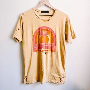 LuluSimon Studio Distressed Oversized Vintage Tee